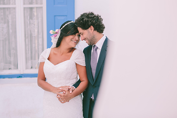 Boho chic wedding in Mykonos | Ingrid and Tony