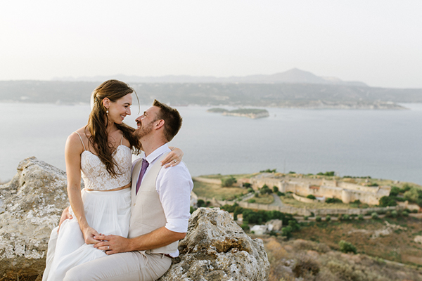 Beautiful rustic wedding in Crete | Catherine & James