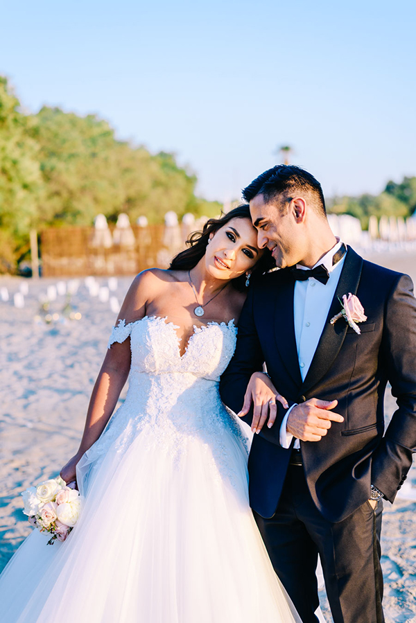 Elegant Beach Wedding In Greece Dana Shadi Chic