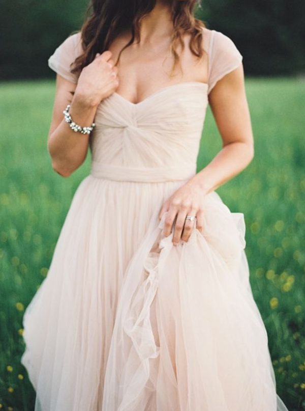 Wedding dress and shoes