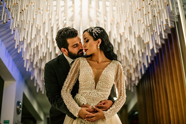 Romantic & elegant wedding with crystal details | Evi & Spyros