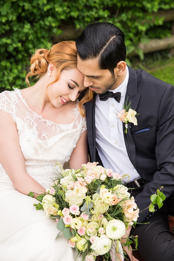 Spring garden styled shoot full of beauty and romance