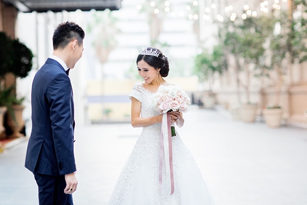 Classy & romantic wedding with soft hues | Devina & Andy