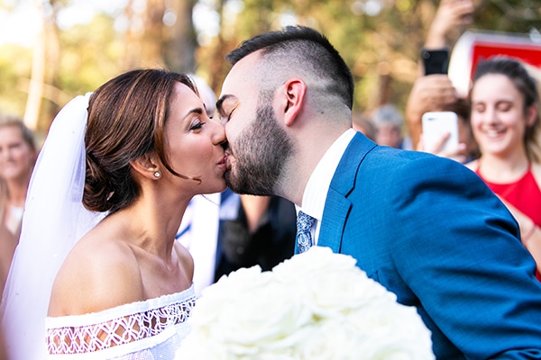 Gorgeous fall wedding in Thessaloniki with white flowers │ Irene & Lambros