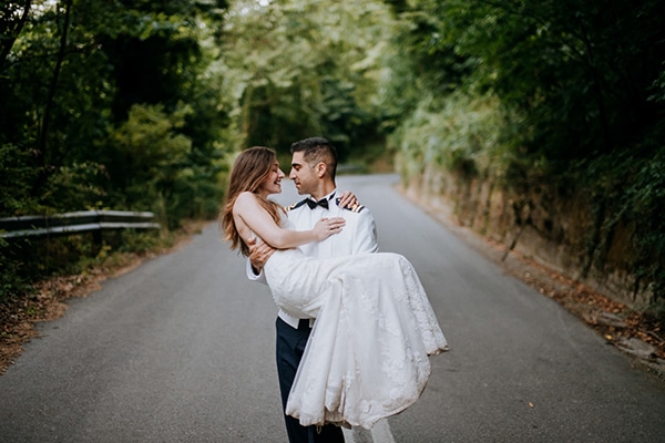 Military wedding in Volos with beautiful pastel colors │ Marina & Tasos