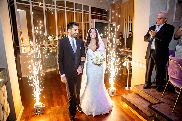 Romantic fairytale wedding in Rhodes in white and light pink tones │ Gulsah & Savvas