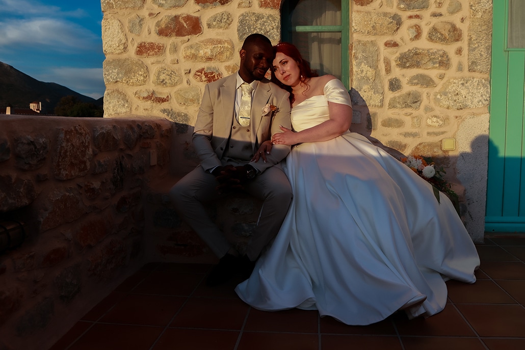 Modern wedding with a wonderful variety of blooms