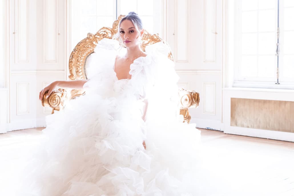 Romantic blush pink wedding inspiration in Lyon France