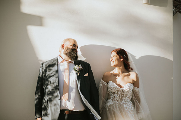 Romantic summer wedding in Ithaca with lovely details | Ioanna & Chris