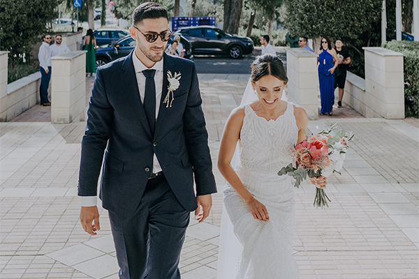 Romantic summer wedding in Nicosia with pastel florals │ Victoria & Nikolas