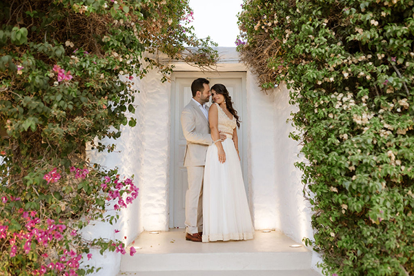 Intimate summer wedding with a Greek influence | Christina & Nikos