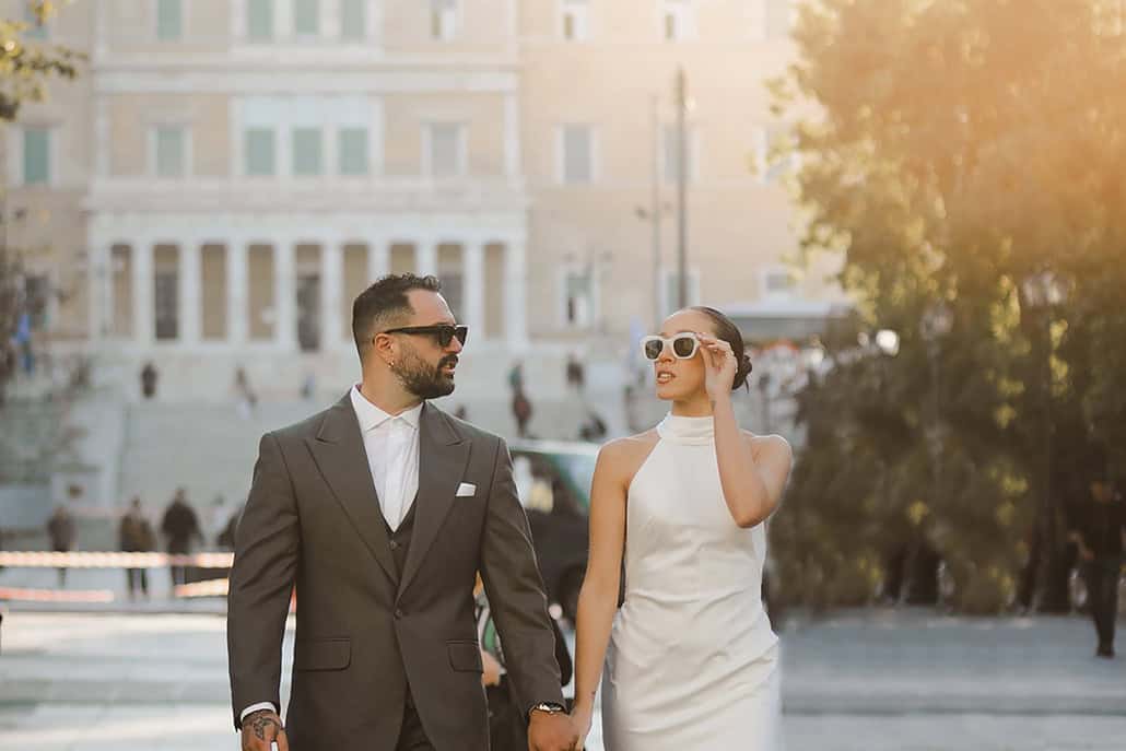 Elegant wedding under the golden hues of autumn | Lena & Michalis
