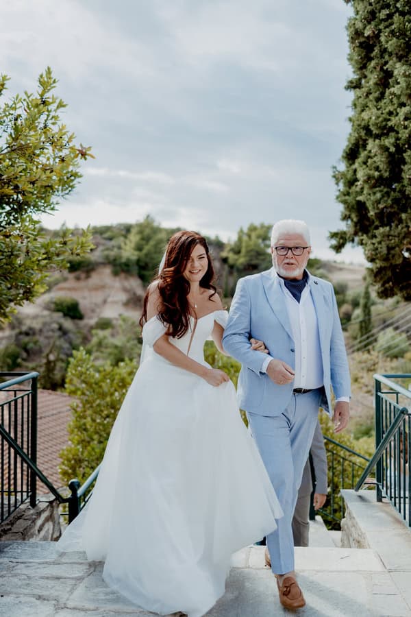 Colorful Summer Destination Wedding Greece
