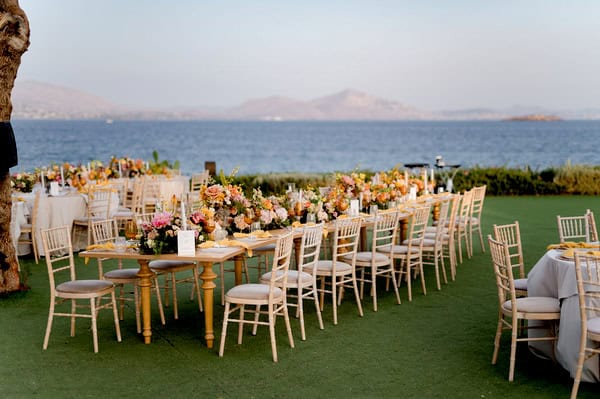 Garden Inspired Wedding Athens Riviera With Radiant Colors