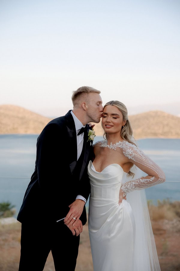 Luxurious Summer Wedding Overlooking The Bay Of Mirabello In Crete