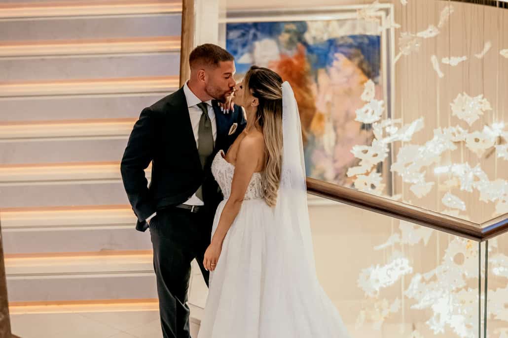 Chic summer wedding at Four Seasons in Limassol | Leah & Tom