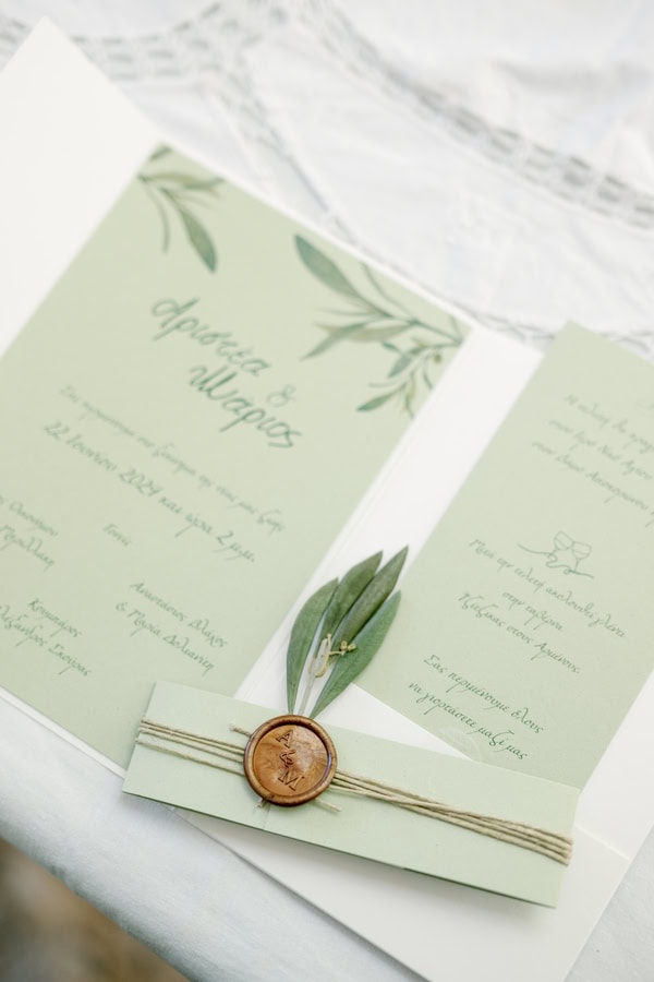 Summer Wedding Chania Chamomile Rustic Details