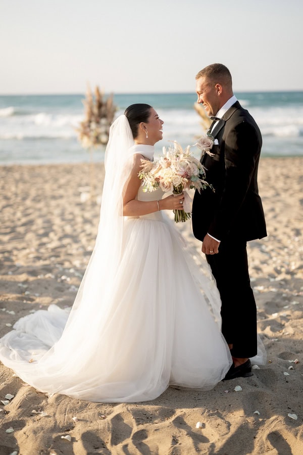 Beach Wedding Earthy Tones Cozy Boho