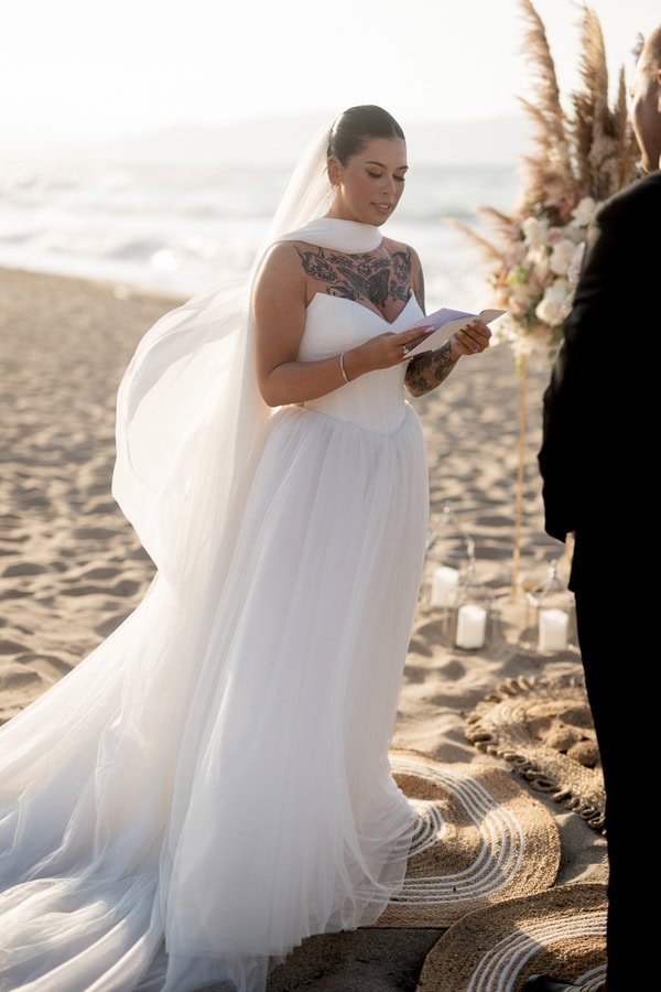 Beach Wedding Earthy Tones Cozy Boho