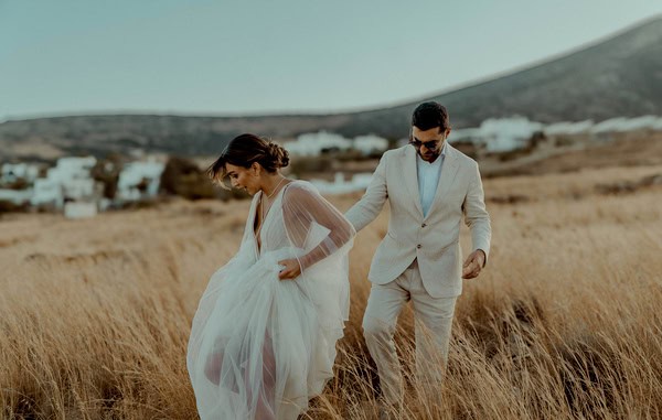 Boho Destination Wedding Paros Summer Magic