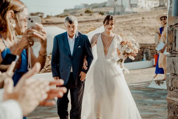 Boho Destination Wedding Paros Summer Magic