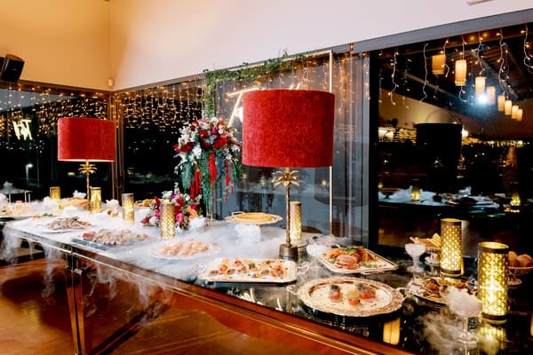 Elegant Winery Styled Shoot Red Florals