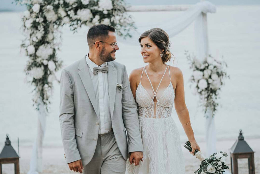 Mediterranean inspired wedding by the sea | Anna & Christos