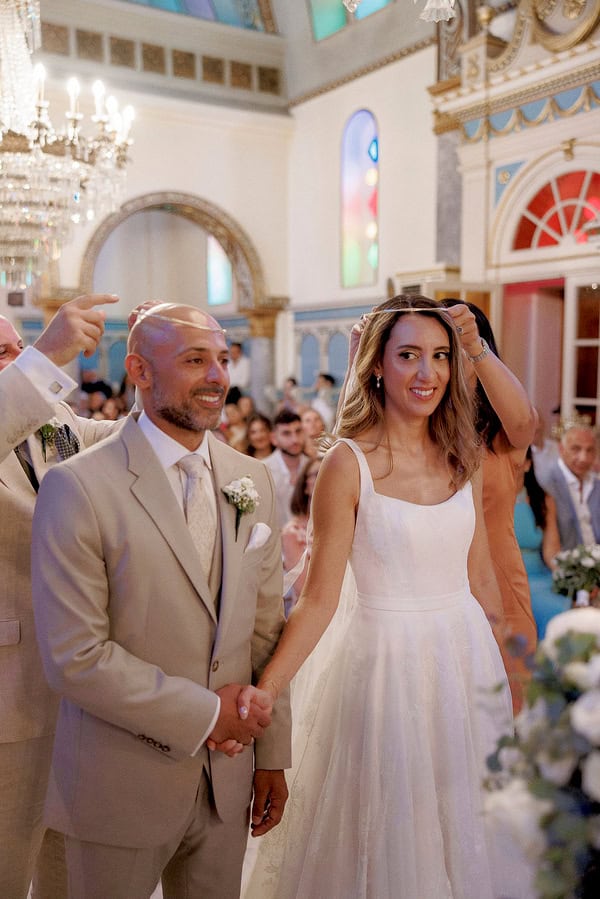 Romantic Destination Wedding Kefalonia Breathtaking Florals