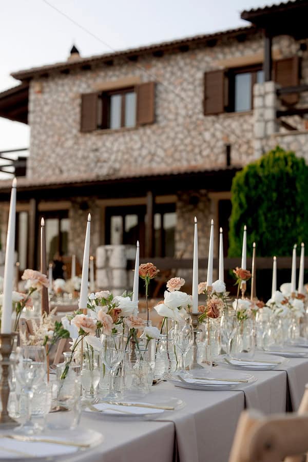 Romantic Destination Wedding Kefalonia Breathtaking Florals
