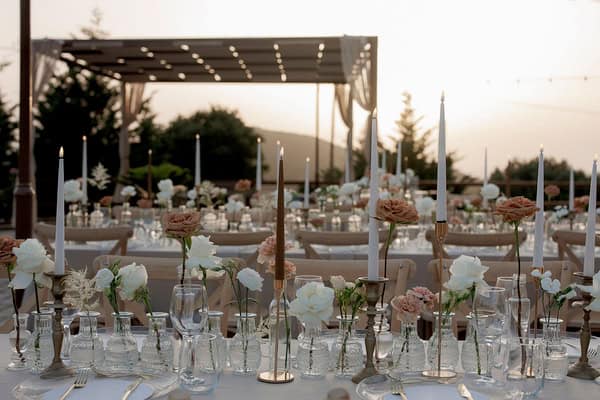 Romantic Destination Wedding Kefalonia Breathtaking Florals