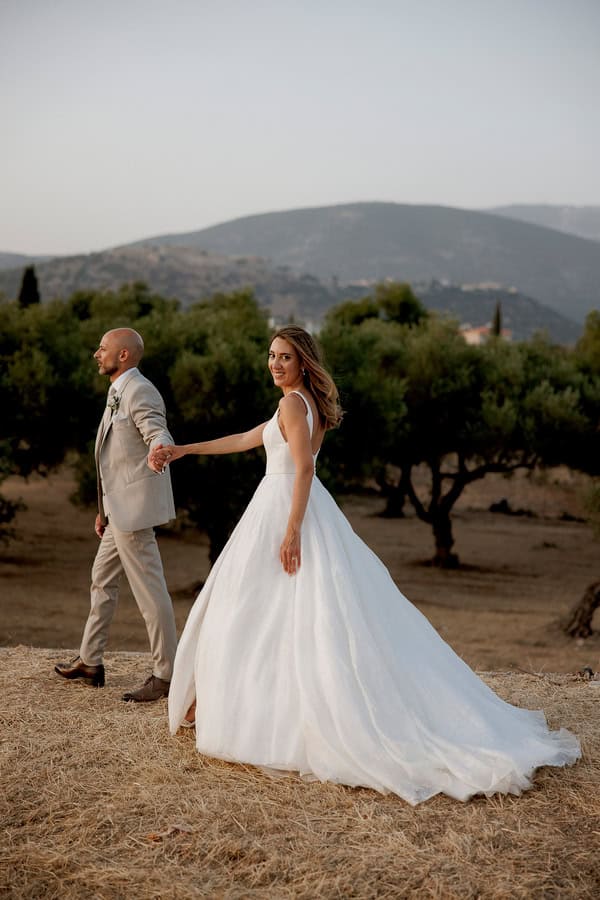 Romantic Destination Wedding Kefalonia Breathtaking Florals