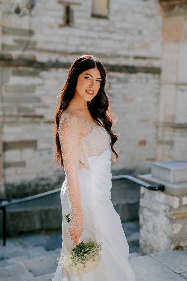 Romantic Wedding In Volos With White Blooms