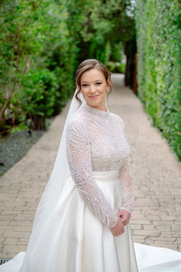 Romantic Wedding Purple White Shades