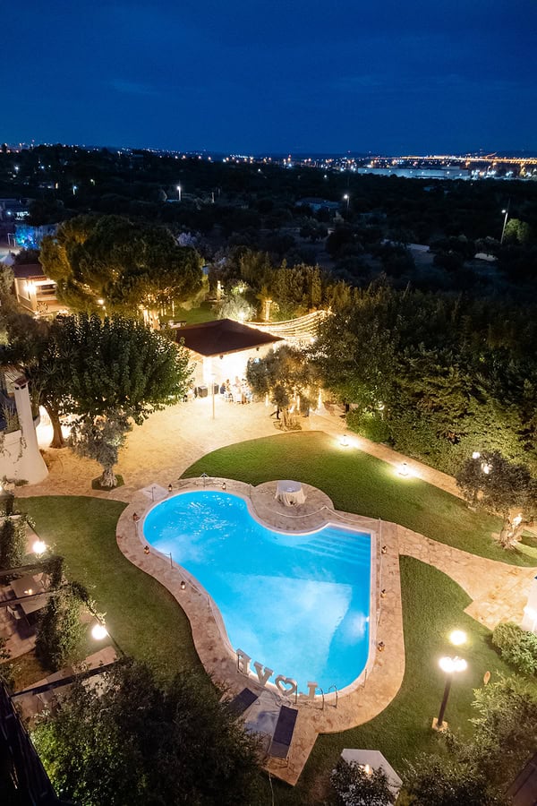 Romantic Wedding Purple White Shades