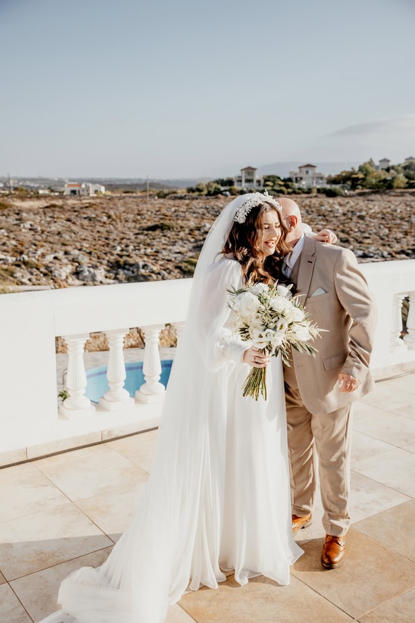 Serene Coastal Wedding With Rustic Mediterranean Details