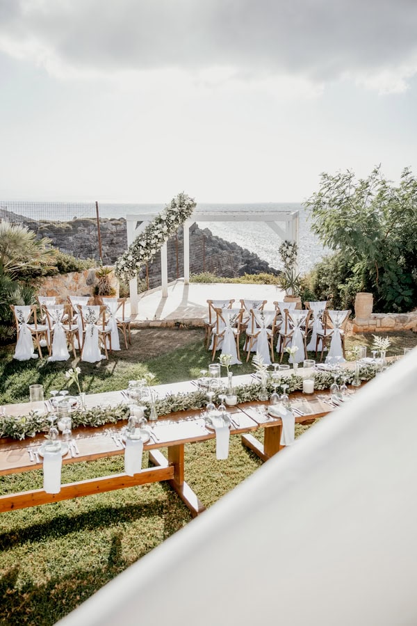 Serene Coastal Wedding With Rustic Mediterranean Details