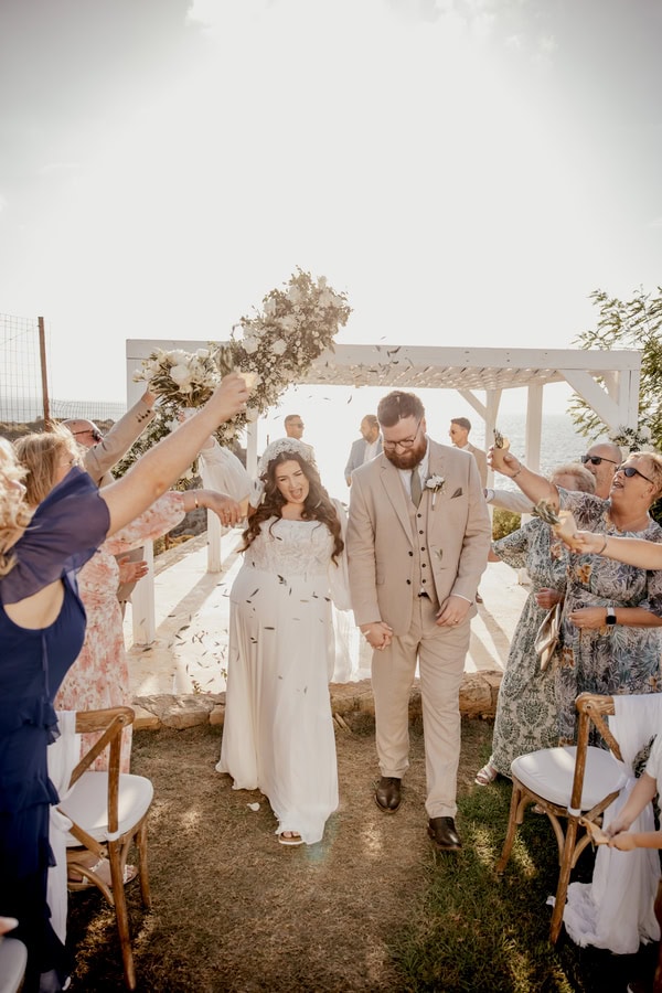 Serene Coastal Wedding With Rustic Mediterranean Details