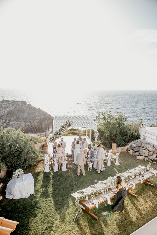 Serene Coastal Wedding With Rustic Mediterranean Details