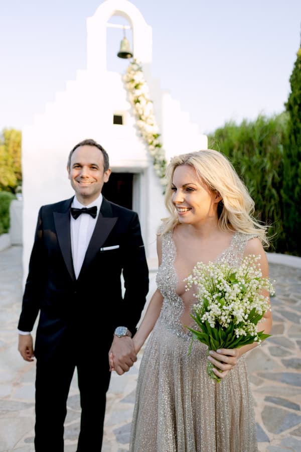 Summer Coastal Wedding In Athens With A Timeless White Palette