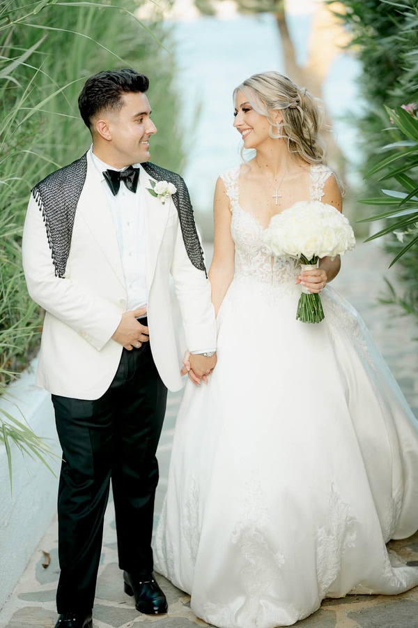 Timeless Coastal Wedding Inspired By Aegean Colors