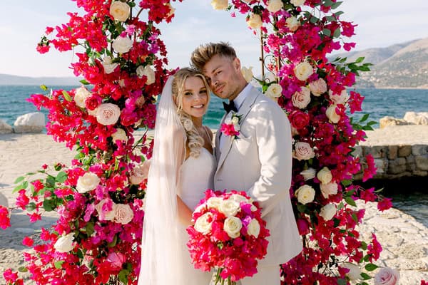 Vibrant mediterranean fall wedding on the shores of Kefalonia | Megan & Sebastian