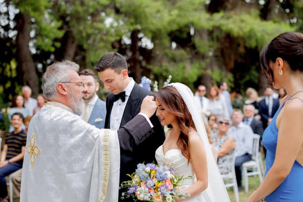 Vibrant Shades Floral Details Romantic Fall Wedding
