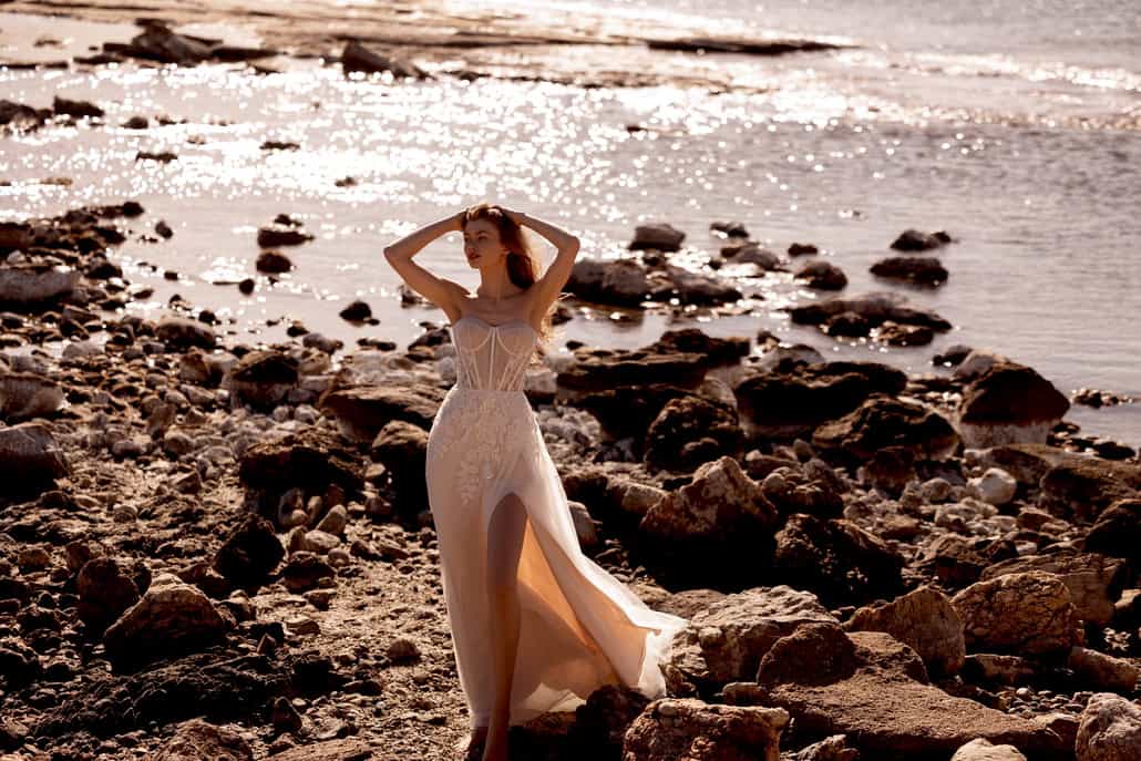 Destination romance bridal collection by Demetrios that will make you dream of your big day