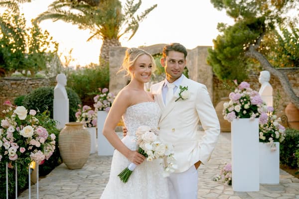 Fairytale destination wedding at Pyrgos Melissourgou | Kelsi & George