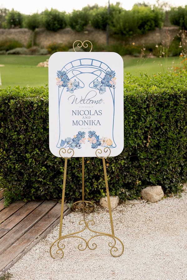 Heartfelt Summer Wedding Crete Surrounded Blue Florals