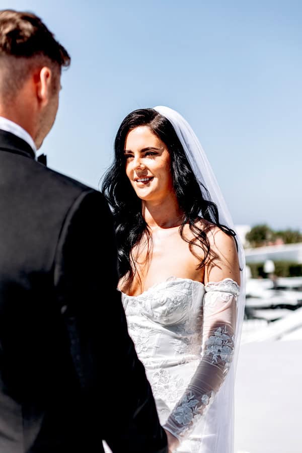 Modern Santorini Ceremony On The Cliffs