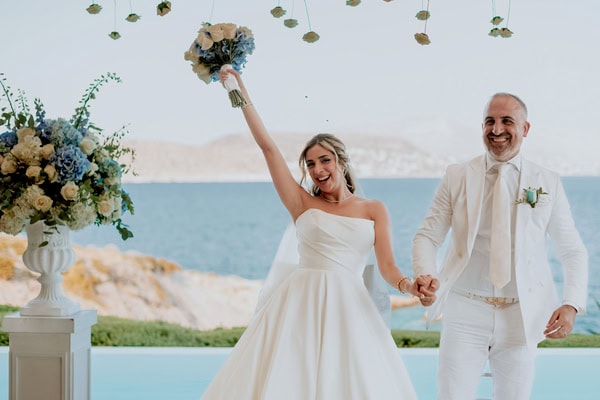 Serene Coastal Wedding Greece With Soft Romantic Details