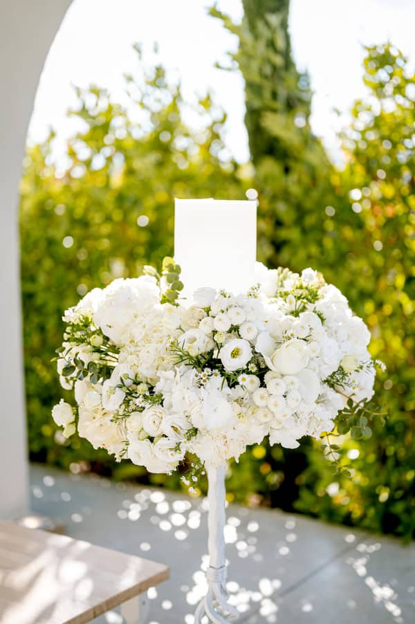 Spring Wedding White Flowers Amaltheia The Place