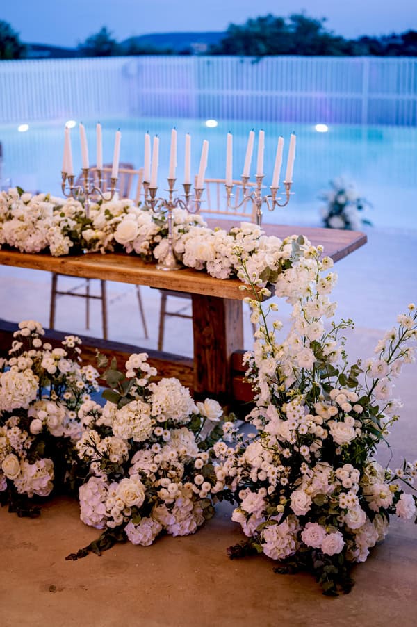 Spring Wedding White Flowers Amaltheia The Place