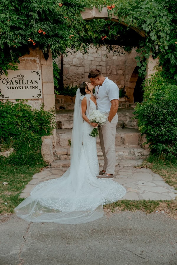 Summer Country Style Wedding In Paphos Filled With White Florals